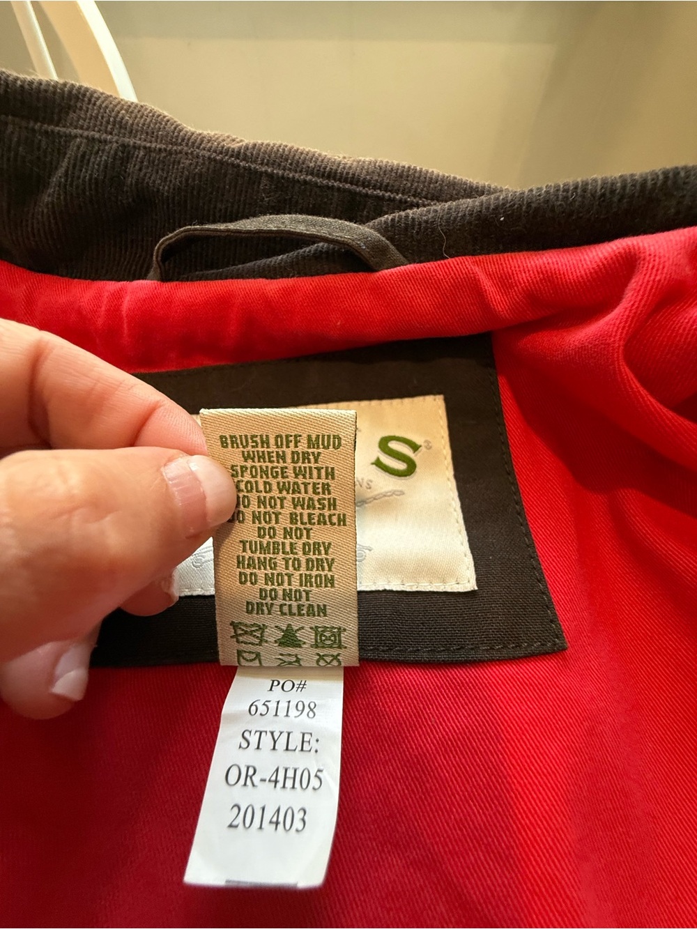 Orvis Heritage Waxed Cotton Field Coat Jacket - Men's Large - Espresso Brown - Picture 6 of 16